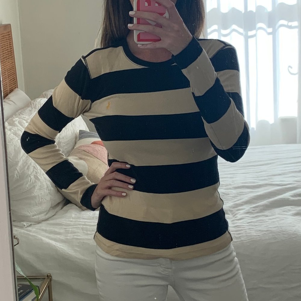 POLO RALPH LAUREN Striped Long Sleeve Tee S